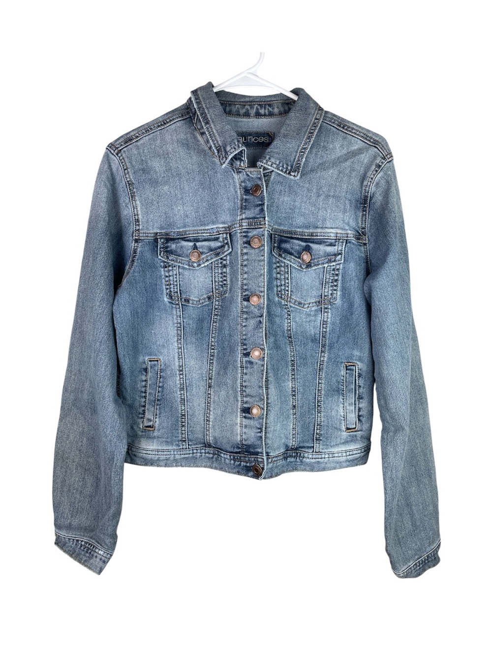 Maurices Classic Denim Jean Jacket Women’s Size Large